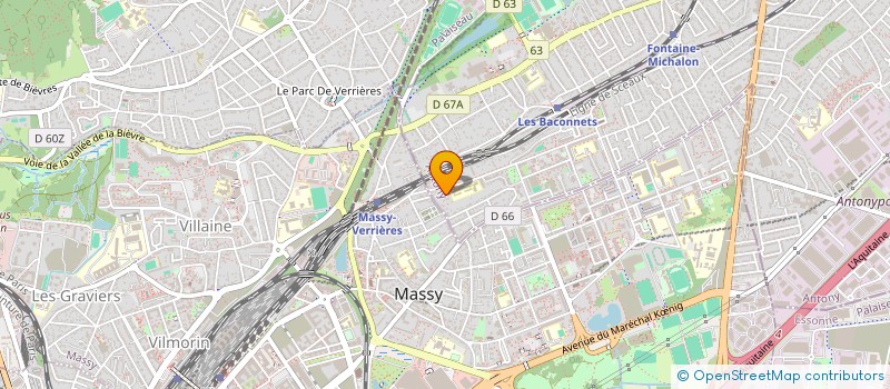 localisation de l'entreprise SCI ACKEV à ANTONY