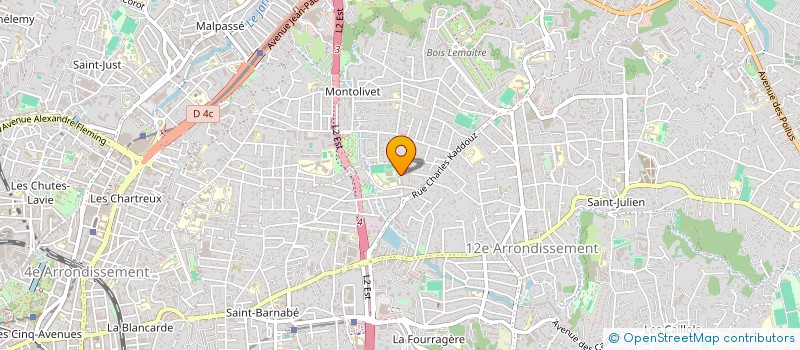 localisation de l'entreprise SCI ACL  MARSEILLE