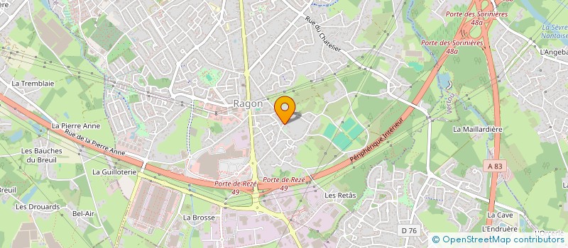 localisation de l'entreprise SCI ACL  REZE