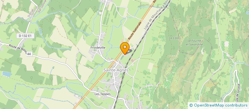 localisation de l'entreprise SCI ACL  SAINTE-AGNES