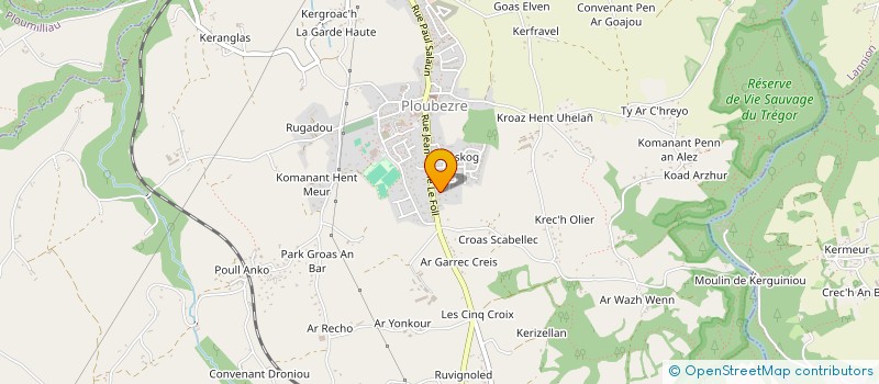 localisation de l'entreprise SCI ACLA II  PLOUBEZRE