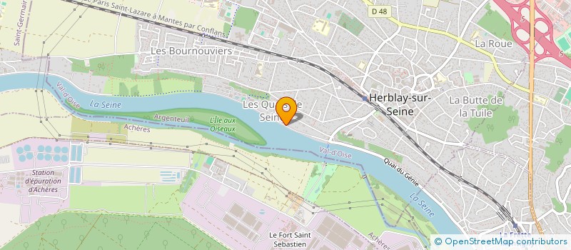 localisation de l'entreprise SCI ACLADONICA  HERBLAY-SUR-SEINE