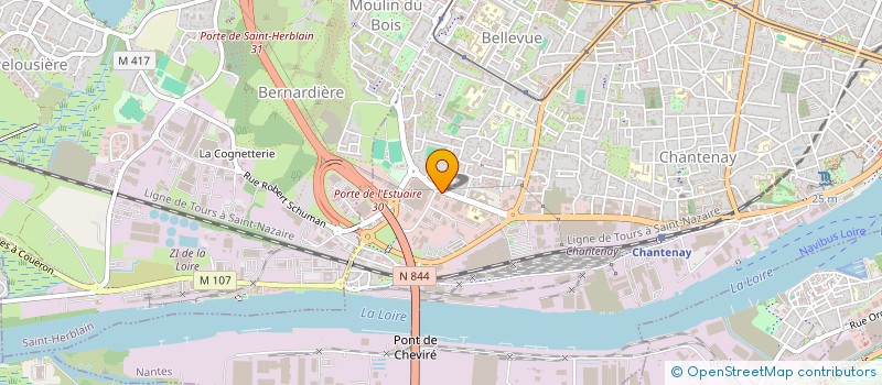localisation de l'entreprise SCI ACLAP à NANTES