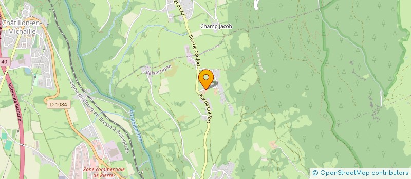 localisation de l'entreprise SCI ACLFV à VALSERHONE