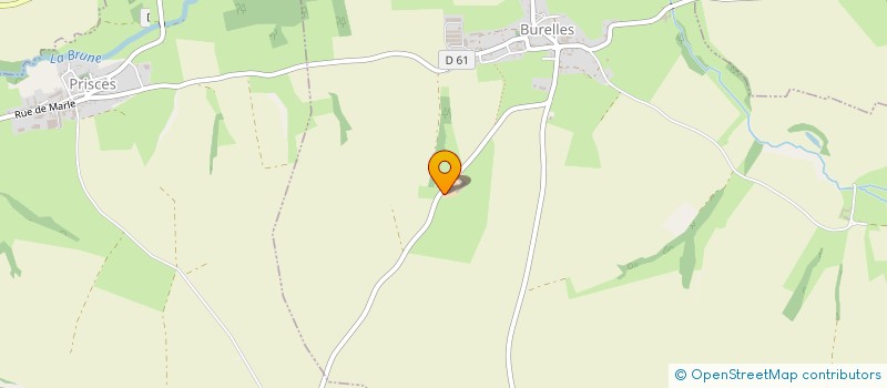 localisation de l'entreprise SCI ACLM  BURELLES