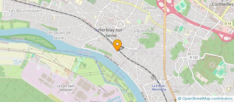 localisation de l'entreprise SCI ACLTM  HERBLAY-SUR-SEINE