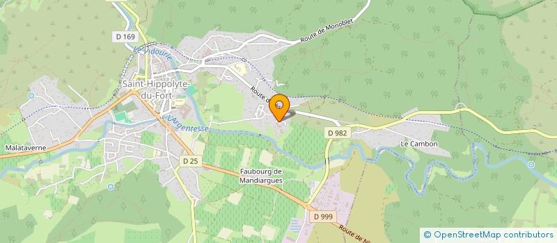 localisation de l'entreprise SCI ACM  SAINT-HIPPOLYTE-DU-FORT