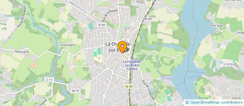 localisation de l'entreprise SCI ACM à LA CHAPELLE-SUR-ERDRE