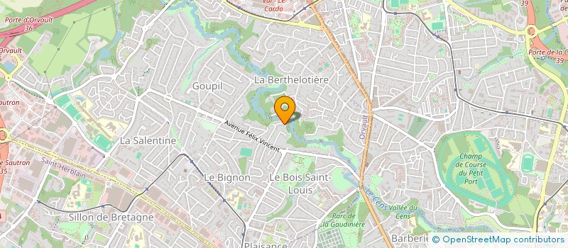 localisation de l'entreprise SCI ACM à ORVAULT