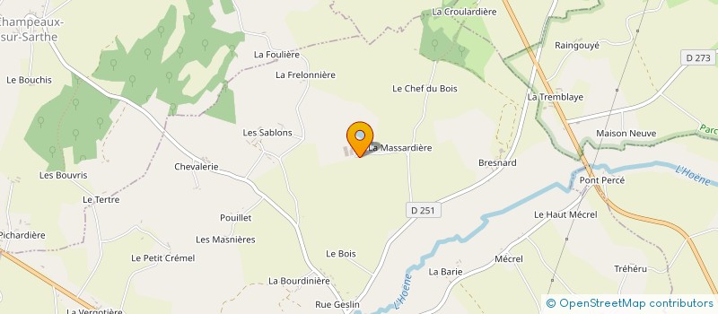 localisation de l'entreprise SCI ACM à BAZOCHES-SUR-HOENE