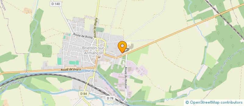 localisation de l'entreprise SCI ACM  BRIENON-SUR-ARMANCON