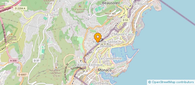 localisation de l'entreprise SCI ACM  BEAUSOLEIL