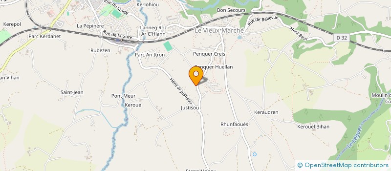 localisation de l'entreprise SCI ACM  LE VIEUX-MARCHE