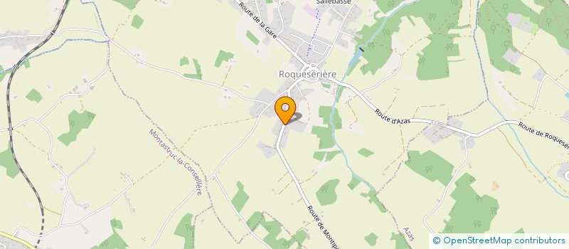 localisation de l'entreprise SCI ACM ENTREPRISE  ROQUESERIERE