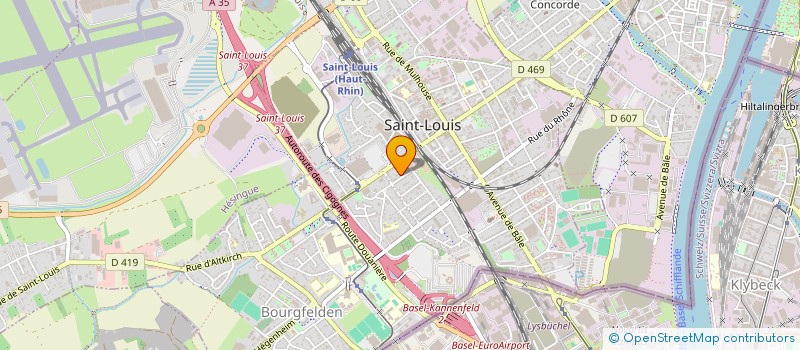 localisation de l'entreprise SCI ACMA  SAINT-LOUIS