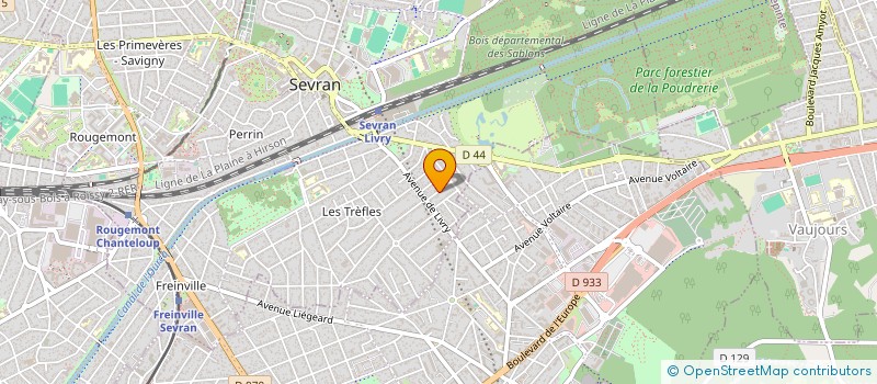 localisation de l'entreprise SCI ACMA à SEVRAN
