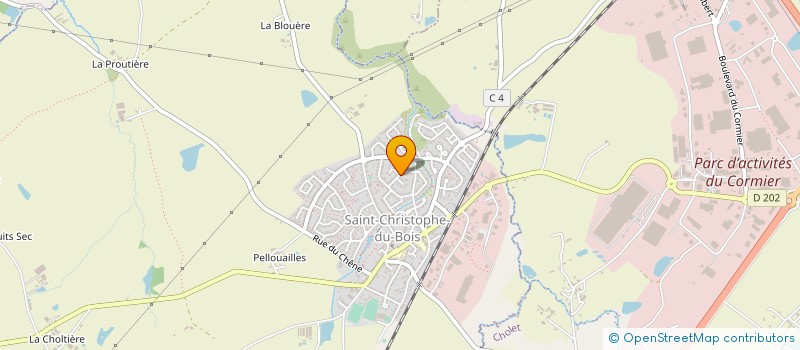 localisation de l'entreprise SCI ACMB  SAINT-CHRISTOPHE-DU-BOIS