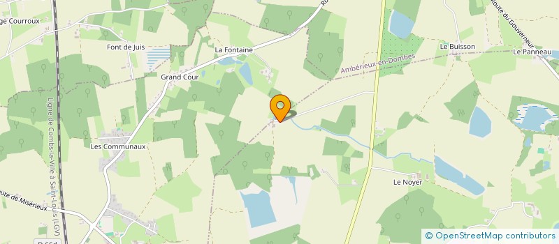 localisation de l'entreprise SCI ACMC  MONTHIEUX