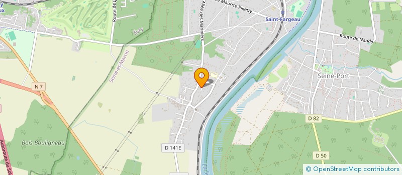 localisation de l'entreprise SCI ACML  SAINT-FARGEAU-PONTHIERRY