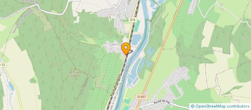 localisation de l'entreprise SCI ACMN  ANCY-DORNOT