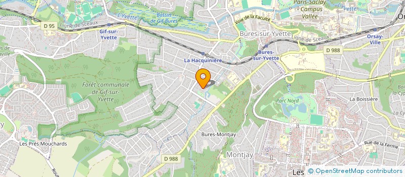 localisation de l'entreprise SCI ACMO à BURES-SUR-YVETTE