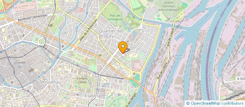 localisation de l'entreprise SCI ACMP  STRASBOURG