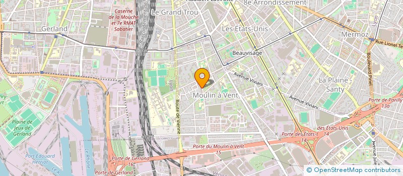 localisation de l'entreprise SCI ACMR  VENISSIEUX