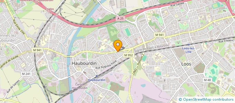 localisation de l'entreprise SCI ACN  HAUBOURDIN