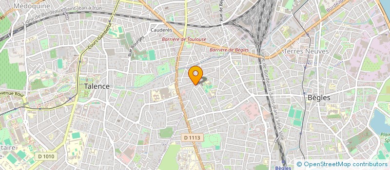 localisation de l'entreprise SCI ACNOUS à BEGLES