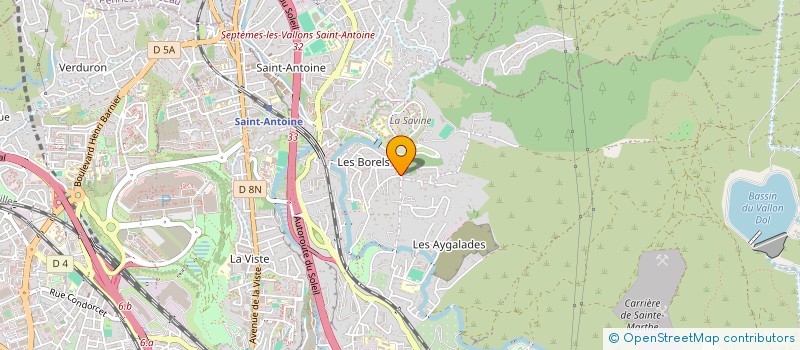 localisation de l'entreprise SCI ACO à MARSEILLE