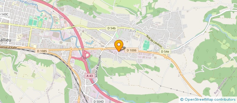 localisation de l'entreprise SCI ACO  RUY-MONTCEAU