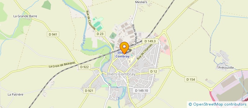 localisation de l'entreprise SCI ACOA à ILLIERS-COMBRAY