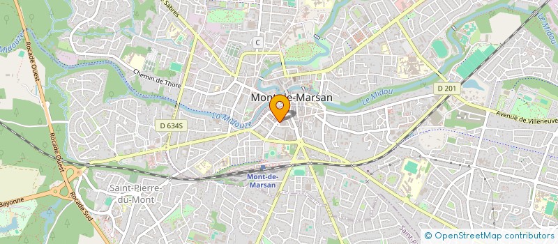 localisation de l'entreprise SCI ACOB IMMOBILIER à MONT-DE-MARSAN