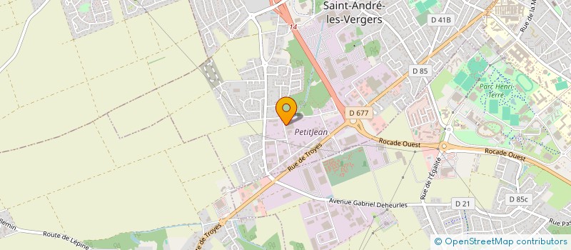 localisation de l'entreprise SCI ACOM  SAINT-ANDRE-LES-VERGERS