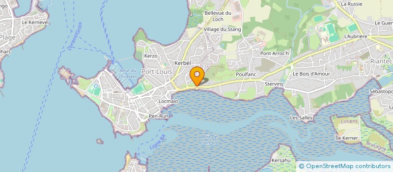 localisation de l'entreprise SCI ACOMALT  RIANTEC