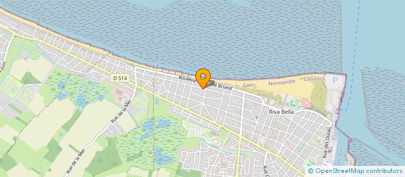 localisation de l'entreprise SCI ACORES  OUISTREHAM