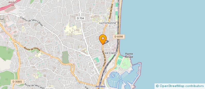 localisation de l'entreprise SCI ACORN INVESTMENTS à ANTIBES