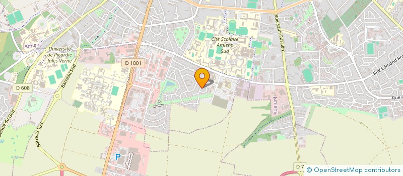localisation de l'entreprise SCI ACOUME 1 à AMIENS