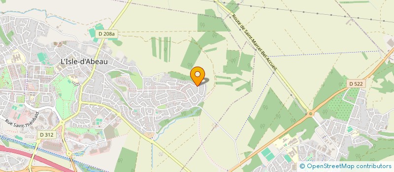 localisation de l'entreprise SCI ACOUS6  L'ISLE-D'ABEAU