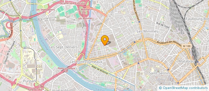 localisation de l'entreprise SCI ACP à TOULOUSE