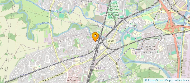 localisation de l'entreprise SCI ACP  STRASBOURG