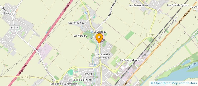localisation de l'entreprise SCI ACP  BEAUGENCY