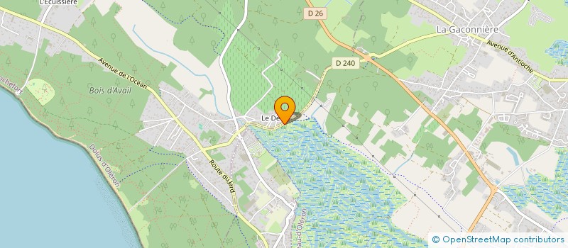 localisation de l'entreprise SCI ACP LES MIMOSAS  DOLUS-D'OLERON