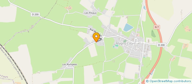 localisation de l'entreprise SCI ACP24 à MAGNY-COURS