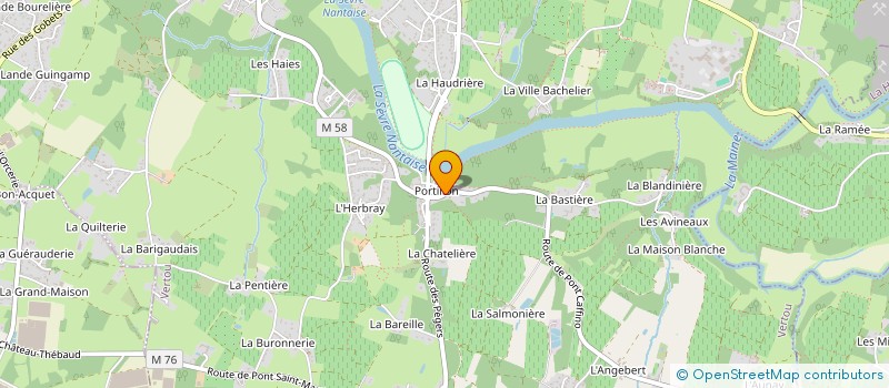 localisation de l'entreprise SCI ACPETO  VERTOU