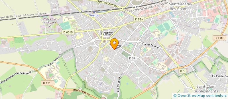 localisation de l'entreprise SCI ACPL  YVETOT