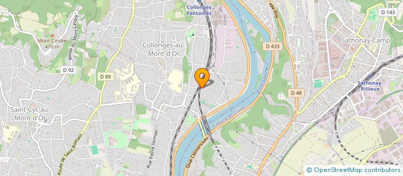 localisation de l'entreprise SCI ACQUEDUCS 36  COLLONGES-AU-MONT-D'OR