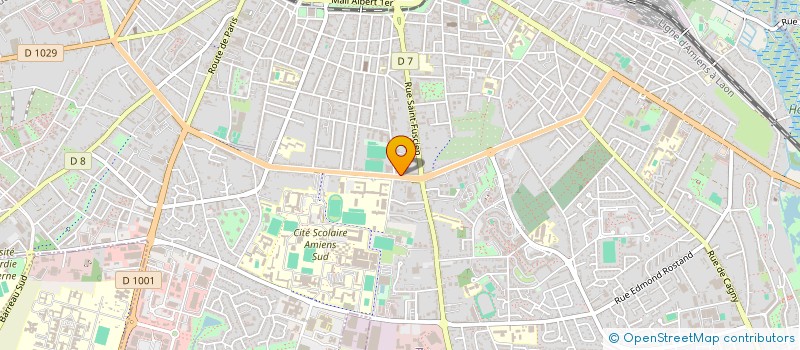 localisation de l'entreprise SCI ACQUISIUM à AMIENS
