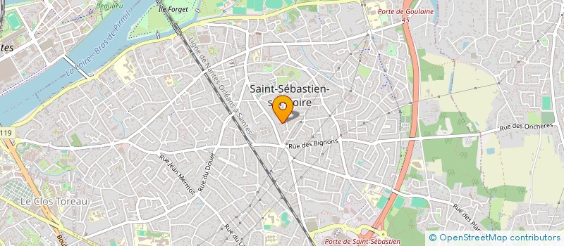 localisation de l'entreprise SCI ACR à SAINT-SEBASTIEN-SUR-LOIRE