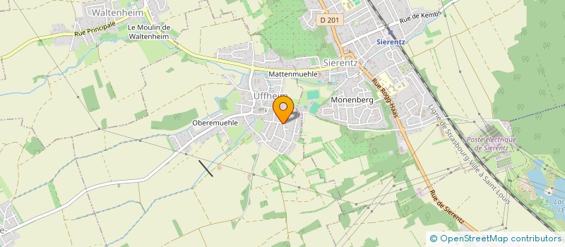 localisation de l'entreprise SCI ACR  UFFHEIM